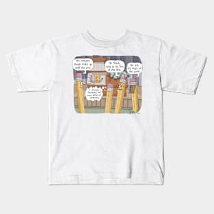 Pencil Funeral Kids T-Shirt